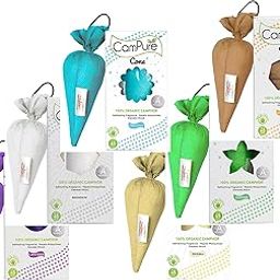 Mangalam CamPure Camphor Cone (Original, Jasmine, Mogra, Sandalwood, Lavender & Bhimseni) | Pack of 6 | Room, Car and Air Freshener & Mosquito Repellent-image-42