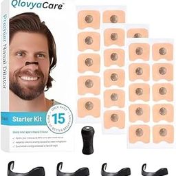 QLOVYA MAGNETIC NASAL STRIP ( 30 Sticker ) Booste Oxygen Improve Sleep Quality Anti Snoring Nose Clip Skin Sweat Resistant Sleep Nasal Strips Nasal Dilators For Breathing Instant Releif From Snoring Snore Stopper Anti Snoring Nose Devices For Men ( 30 Count Sticker - 15 Day Kit )-image-75
