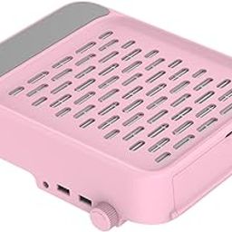 SAZ DEKOR® 96W High Nail Dust Collector Nail Salon Equipment Nails Vacuum Cleaner Pink|Manicure Pedicure Kit For Women, Nail Acne Remover needle, Professional UV Nail Lamp, DIY Nail Art|-image-11