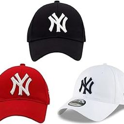 Baseball Cap 3 Combo Pack for Men, Boys, and Girls - Cotton Caps for All Sports Including Football, Cricket, Running for Dating and Gifts-image-22