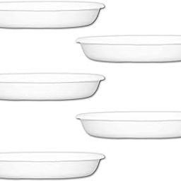 Leafy Tales Bottom Plate/Dripping Tray for Pots, White Color| (8-inch, White, Pack of 5)-22