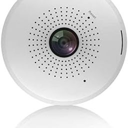 KhuFiya Survilliance Original Product JAS200-F12 2MP Full HD (1920x1080) Bulb Shape Fisheye 360° Panoramic Wireless WiFi IP CCTV Security Camera with SD Card Slot-58