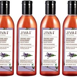 Jiva Thyme & Rosemary Tonic 120ml | 100% Pure & Natural | for Hair (Pack of 4)-image-30