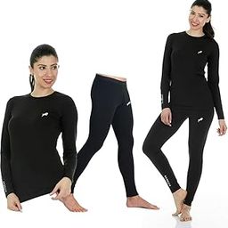 Women's Compression Dry Fit Long Sleeve Running Athletic T-Shirt & Lower Workout Sports.-picture-3