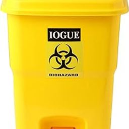 iogue 32 Litre Bio Medical Pedal Garbage Waste Dustbin (Yellow) Large size-picture-13