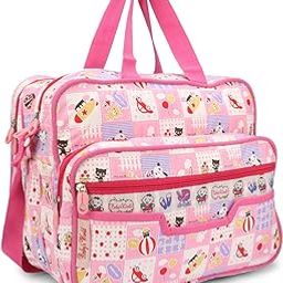 LONGING TO BUY Multi-Compartment Baby Bag, Diaper Bag & Mother Bag for All Purpose Color - Baby Pink-39
