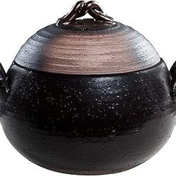 Japanese Donabe Rice Cooker with Non-Stick Coating, 3 Go, Banko-Yaki Made in Mie, Japan-21