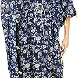 blocks of india Hand Block Kaftan in Cotton Fabric-picture-34