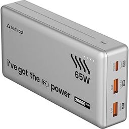Stuffcool Major Ultra 65W PD Super Fast Charging 20000mAh Laptop Powerbank Supports Super Fast Charging 2.0, Charges macbooks, laptops, DSLRs and Gaming Console-20