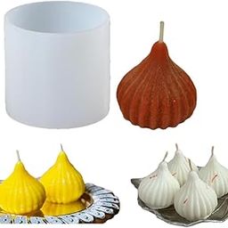 LEGACYCART Modak Candle Silicone Mould for Candle Making 3D Modak Candle Mold & Resin Art Size 5.4 X 5.3 CM-image-35