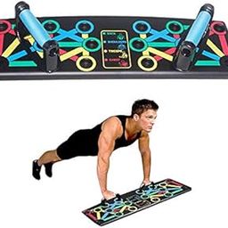 JAMUNESH Push Up Rack Board Fitness Exercise Workout Push-up Stands Board Body Building Training Gym for Men and Women-26