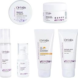 Oréalis 6-in-1 Complete Skincare Kit | Face Serum, Lip Balm, Toner, Moisturizer, Face Wash & Sunscreen | For Glowing, Hydrated & Even-Toned Skin | Daily Use Combo | All Skin Types-image-67