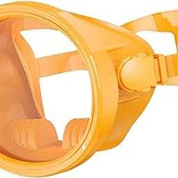 CALANDIS™ Snorkel Diving Mask No Fogging Comfortable Portable Oval Glass Scuba Goggles Orange | Masks | Scuba & Snorkeling | Water Sports-image-96