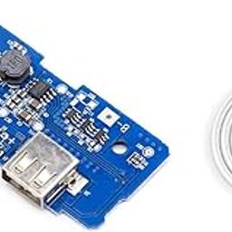 ERH India DC 8650 Dual Micro USB 3.7V to 5V 2A Boost Mobile Power Bank DIY 18650 Lithium Battery Charger PCB Board with Mobile Charging Data Cable-13