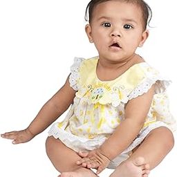 Sleeveless Round Neck Frock for Baby Girls (Style - GDJ15) Multicolour-image-83