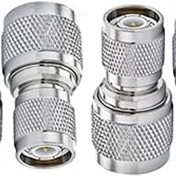 NBR N Male to TNC Male RF Straight AdapterJointer Connector- 4 pc.-image-82