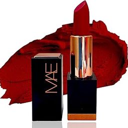MAE Cosmetics Luxe - Extraordinary Matte Lipstick | Monsoon Queen 05 (Red) | Long Lasting | Smudge Proof | Intense Pigmentation | Luxe Matte Finish-image-6