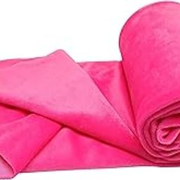 VARDHMAN Super Soft Velvet Finish Polar Fleece Felt Fabric, Size 39 x 32 inch Used in Home Decor, Cushions & DIY Soft Toys Making, Dresses, Art & Craft, Jackets, etc Color Dark Pink (Magenta), Solid-image-83