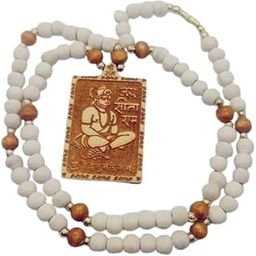 Malas Collections Tulsi Hanuman ji bageshwar dham Bala ji bajrangbali pendant handmade Wooden Mala-picture-56