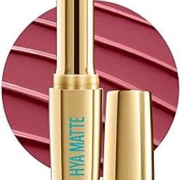 Lakme 9to5 Lipstick, Hya Matte, with Hyaluronic Acid for hydrated lips, Workday Rose 3.6gm-56