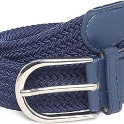 Women Adjustable Webbing Belt – Durable Nylon Woven Casual Belt with Metal Buckle, Free Size Waist Strap-image-15