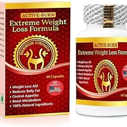 Active-Burn Extreme Weight Loss Formula, Maximum Strength Natural Supplement, 60 Capsules-10
