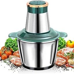 DASTAV Electric Chopper Meat Grinders With Stainless Steel Heavy Bowl for Kitchen Food Chopper Meat Grinders with Bowl for Kitchen Food Chopper, Meat, Onion Slicer Dicer, Fruit and Nuts Blender-image-77