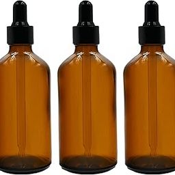 Happy Packaging 100ML Amber Round Empty Glass Bottle | Glass Dropper | Black Smooth Sleeve | Silcon Black Teat | Refillable | Leak Proof For Essential Oils | DIY serums | DIY Perfumes Pack (1)-36