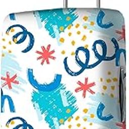 Polyester 55 cm (20 Inch) Small Protective Luggage Cover - Confetti-image-61