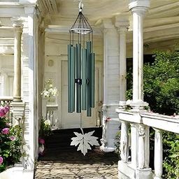 Paradigm Pictures 30.5 inch Big Wind Chimes for Home Balcony Positive Energy (Big Army Green Pipe)-image-17