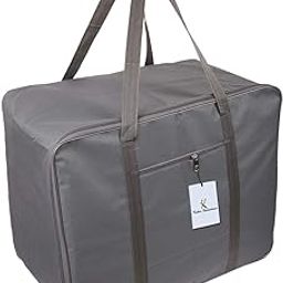 Kuber Industries Faux Leather 20 Cms Duffle Bag(CTKTC34727_Grey)-picture-53