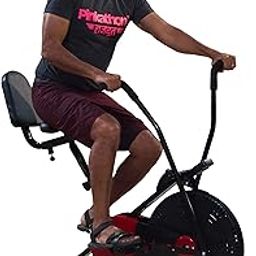 Lifelong LLFCN18 Steel Exercise Air Bike with Moving Handles & Back Support, Black-19