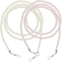 bnf® 2Pieces Pearl Beaded Eyeglass Chain Sunglasses Holder Strap Lanyard Necklace | Vision Care-image-35