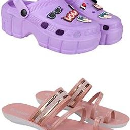 Extra Soft Classic Casual Footwear with Ultra Soft Flexibility Technology Heels for Women's/Girl's Multicolor Combo(2012+1944)()-picture-26