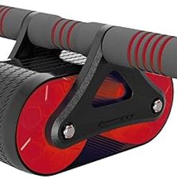 Ubervia Wheel - Ab Roller Wheel with Knee Mat, Automatic Rebound Abdominal Wheel, Double Wheel Design, Suitable for Beginners Core Abs Rollout Exercise (Red)-image-24