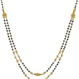 Black Alloy Copper Mangalsutra for Women-image-127