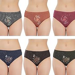 Women Comfortable Pure Cotton Panties (panty1014) Multicolour-image-54