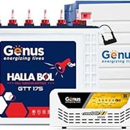 Genus Inverter Battery Combo - Winner 1200 Pure Sine Wave 900VA/12V Inverter 3 Years Warranty + GTT175 Tall Tubular 150Ah Battery with 72 Months (42 FOC + 30 Pro-RATA) Warranty for Home Appliances-picture-21
