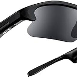 WOWRIO Smart Cycling Bluetooth Sunglasses: Wireless Headset with Open Ear Stereo Audio, UV Protection, Black Mirrored Glasses-image-77