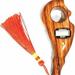 Aim Emporium 5 Digits Manual Hand Finger Digital Tasbeeh Counter for Prayer Rotation Beads. (Gold)-14