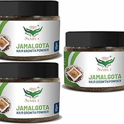 Samput Jamalgota Hair Growth Powder – 100% Natural Ayurvedic Solution for Stronger, Thicker Hair | Boosts Hair Growth | Controls Hair Fall | Chemical-Free Herbal Powder – 50GM(Piece of 3)-image-34