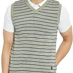 duke Stardust Men Sleeveless Regular Fit Reversible Sweater-picture-25