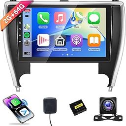 2G+64G Carplay Car Stereo Radio for Toyota Camry 2015 2016 2017, Rimoody Android 13 10'' HD Touchscreen GPS WiFi Andorid auto Mirror Link Bluetooth FM/RDS EQ SWC Split Screen Backup Camera-18