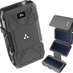 Ambrane Solar Powerbank 10000mAh with 5 Solar Panels, 5 Days Recharge time in Sunlight, 22.5W Fast Charging, USB & Type C Output for iPhone, Android & Other Devices, Led Flashlight (Solar 10k, Black)-12