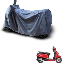 GOSHIV Premium Two Wheeler Scooter Body Cover Compatible for Hero Destini 125 Water-Resistant | Heavy Duty | Dustproof | UV Protection | Fits All Models | Grey-image-122