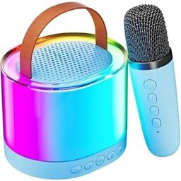 Portable Karaoke Machine with Bluetooth Speaker, Wireless Microphone-picture-24