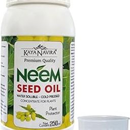 Neem Seed Oil (Water Soluble) Concentrate for Plants 250 ml with Measuring Cup 25 ml-image-50