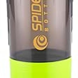 ATTRO Spider Shaker Bottle with Storage – 600ml Protein Mixer Bottle with Compartment for Supplements, BPA-Free, Leakproof Gym Shaker Cup, Ideal for Workout, Gym, Travel – Green-image-101