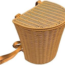 CALANDIS™ PP Rustic Basket Backpack with Lid with Shoulder Straps for Outdoor Handmade | Home D?©cor-image-64