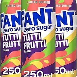 Fantas Tutti Frutti Zero Sugar Limited Edition 250ml - (Pack of 3) (Imported)-picture-22